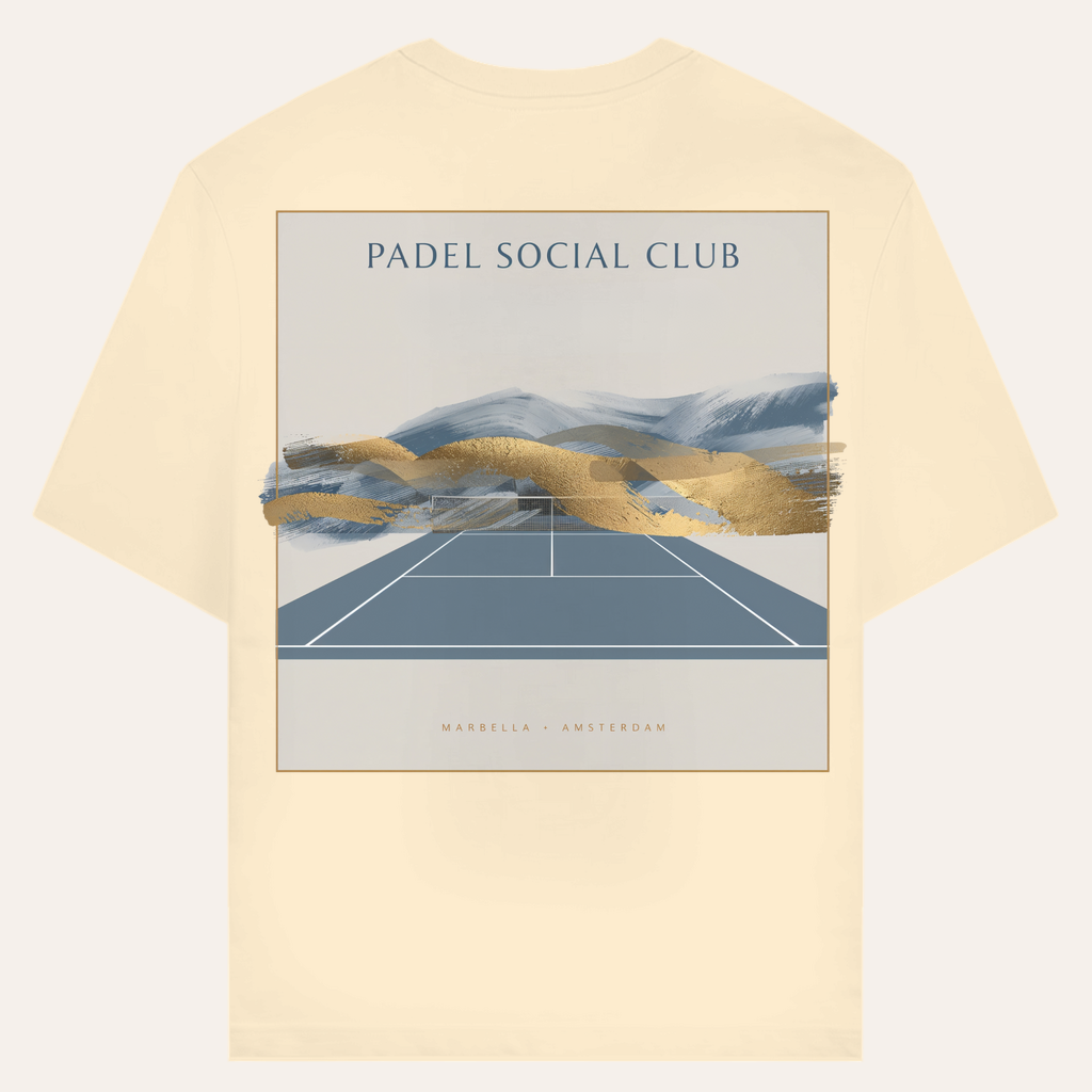 Comfy Bio Katoen Padel Lifestyle Shirt