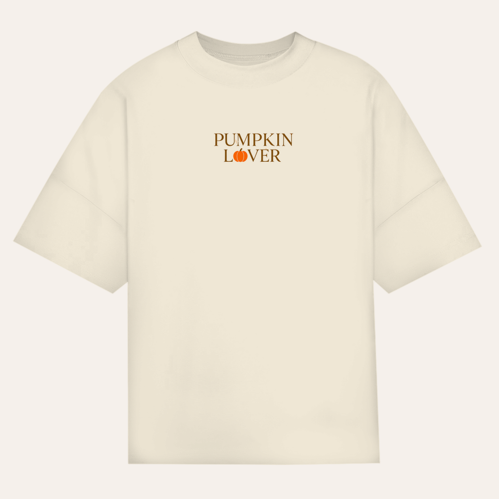 Pumpkin Lover Oversized T-Shirt – Bio Katoen