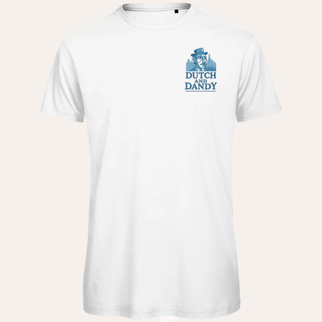 Premium Bio T-Shirt Picasso blue AL 150 stuks VERKOCHT