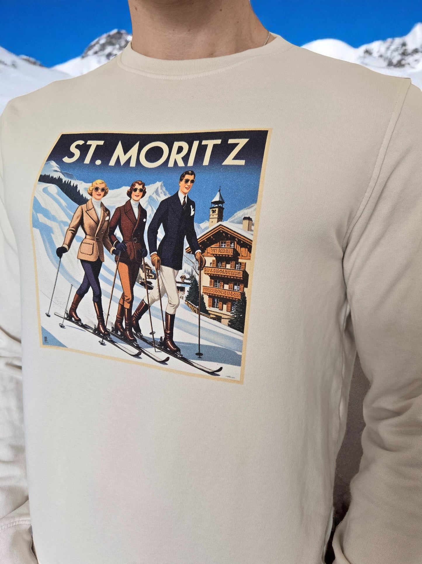 Heren Bio Sweatshirt – St. Moritz ALL 70 verkocht