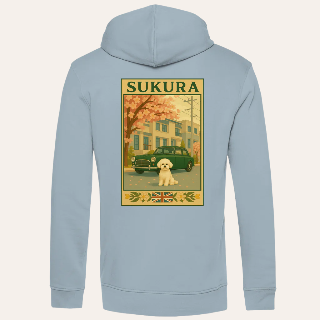 Heren Premium Bio Hoodie Bichon Classic