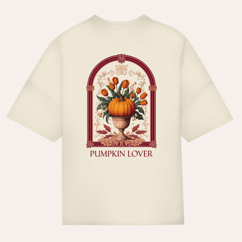 Pumpkin Lover Oversized T-Shirt – Bio Katoen