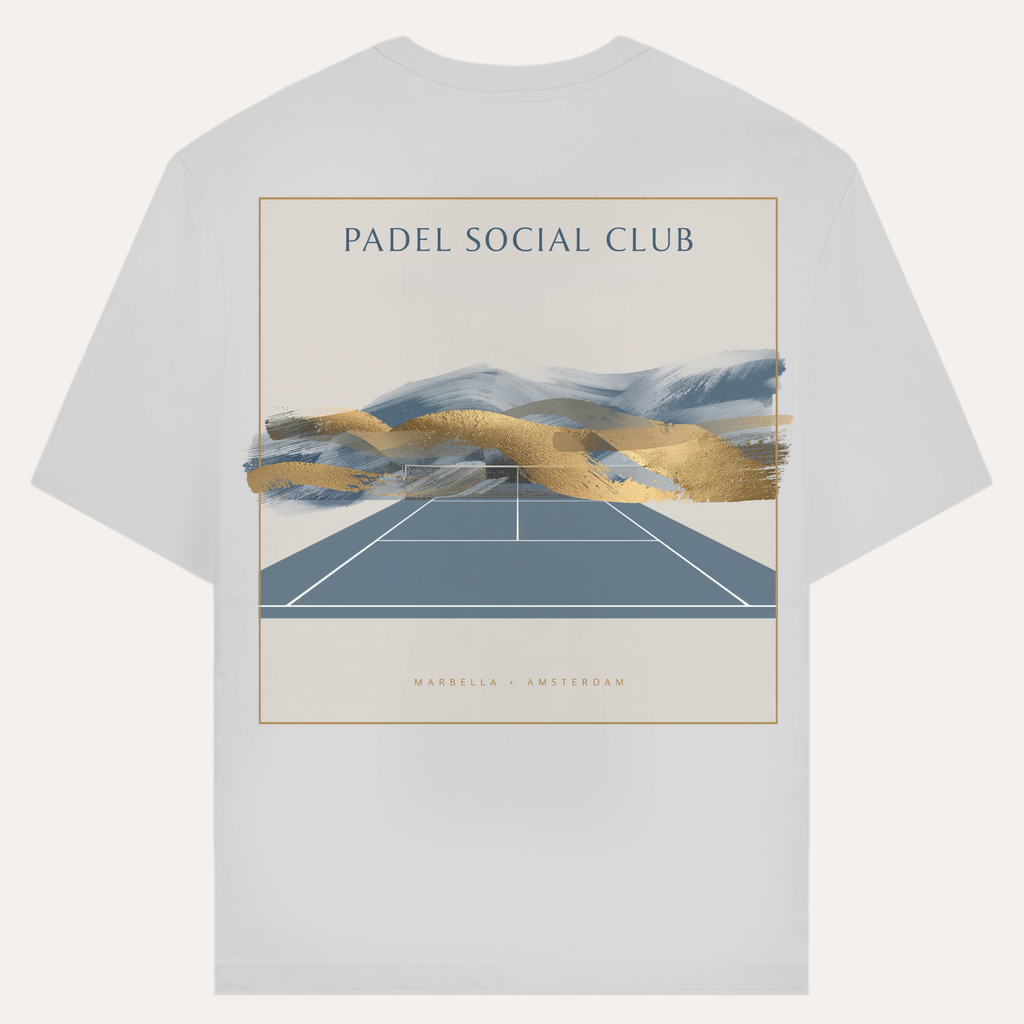 Comfy Bio Katoen Padel Lifestyle Shirt