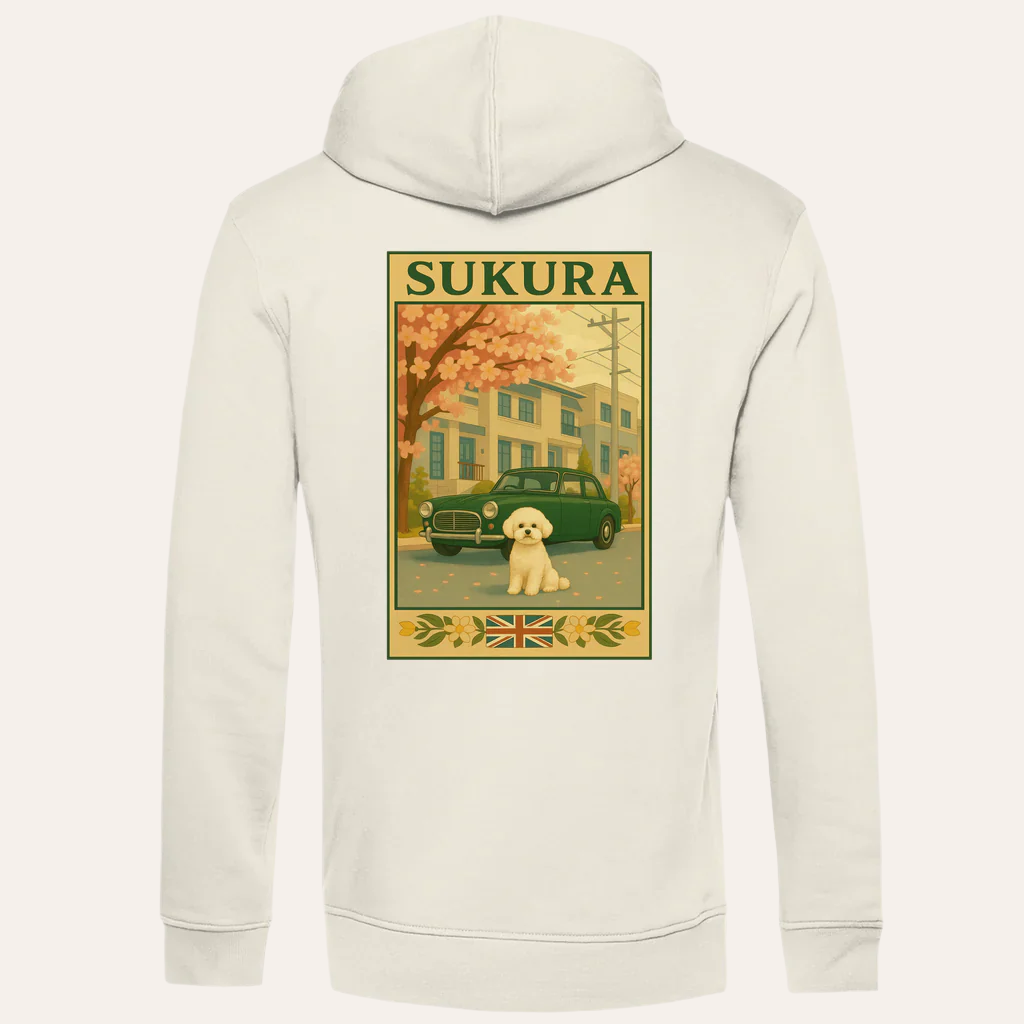 Heren Premium Bio Hoodie Bichon Classic