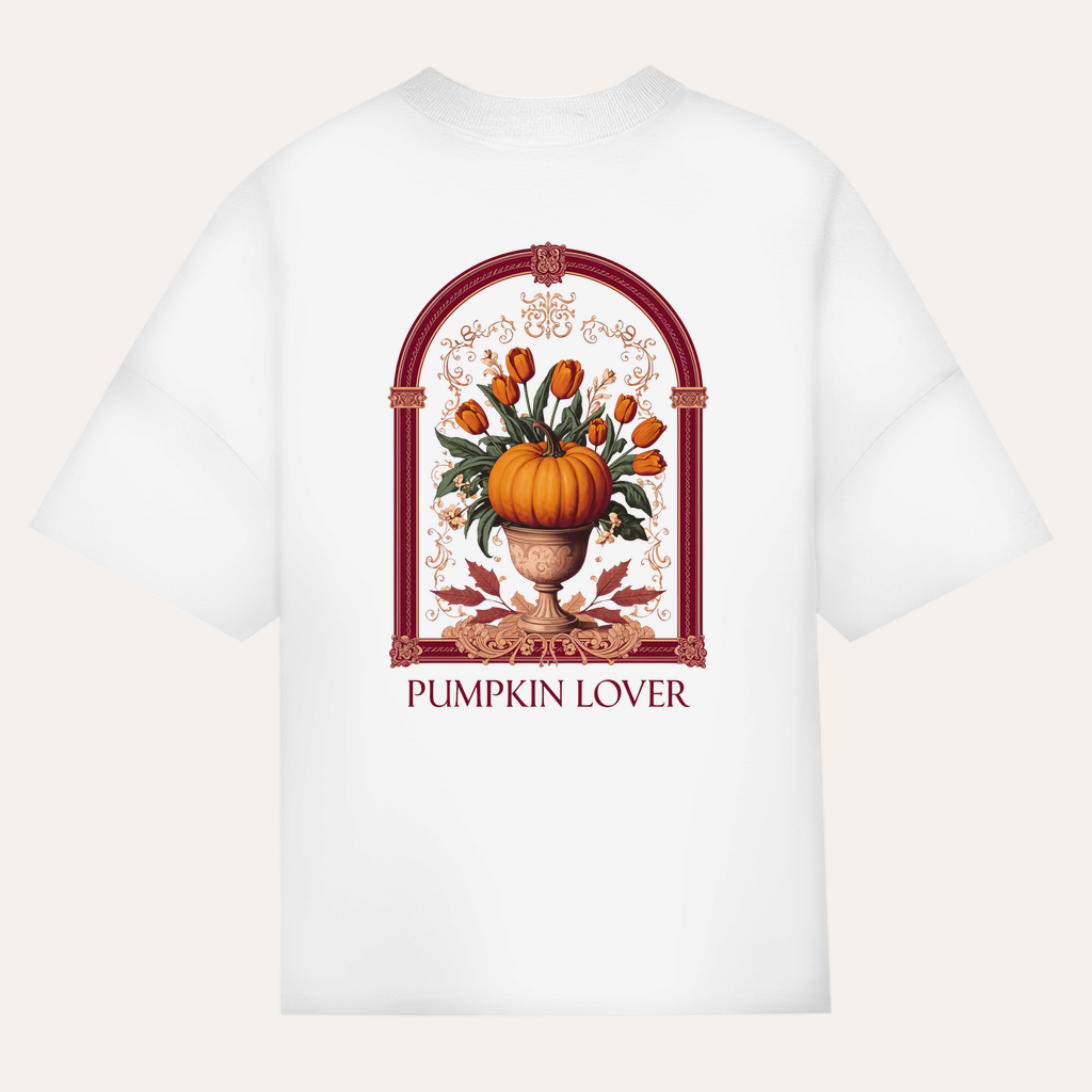 Pumpkin Lover Oversized T-Shirt – Bio Katoen