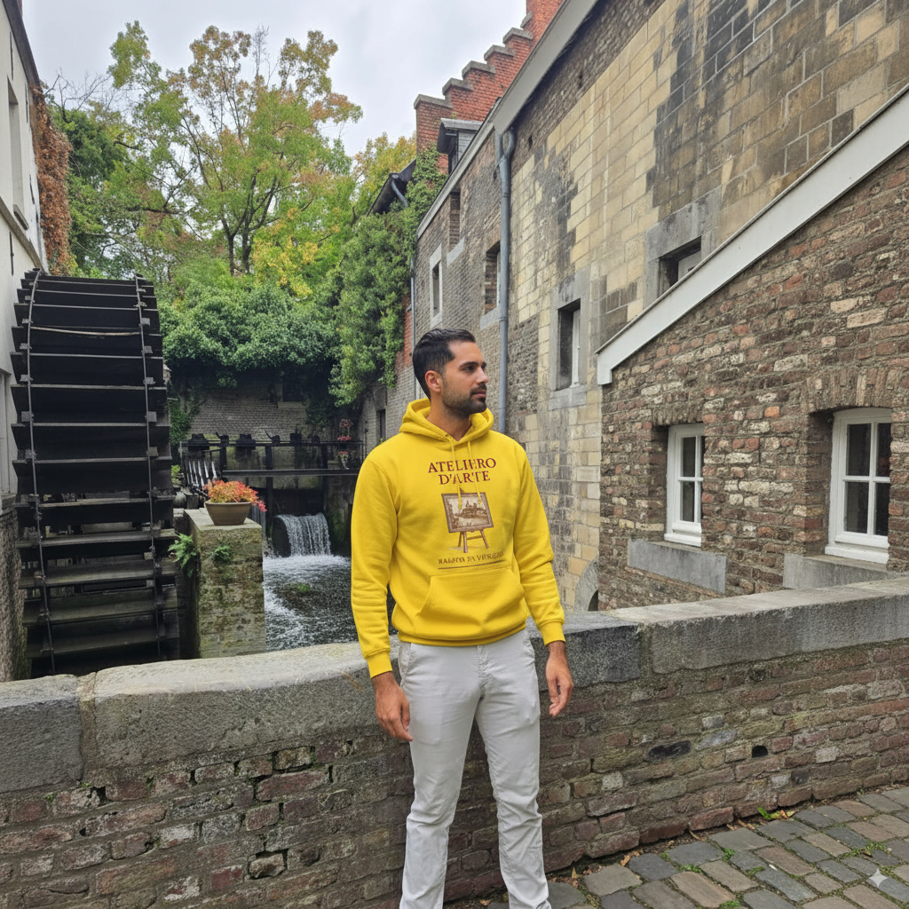 Heren Premium Bio Hoodie Venezia