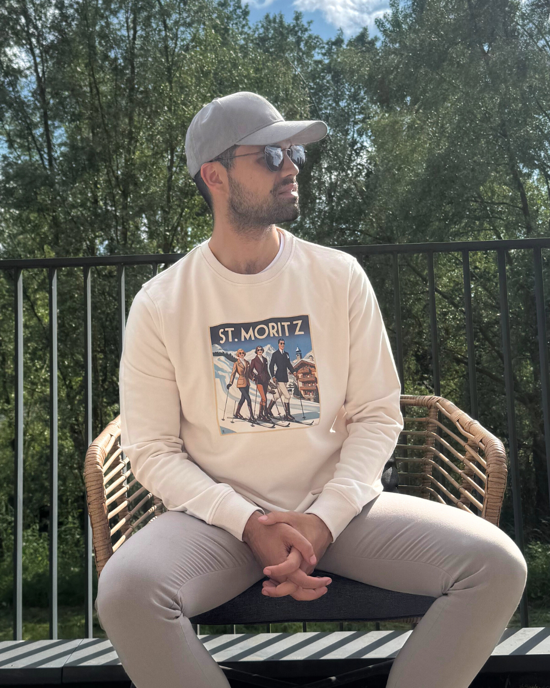 Heren Bio Sweatshirt – St. Moritz ALL 70 verkocht