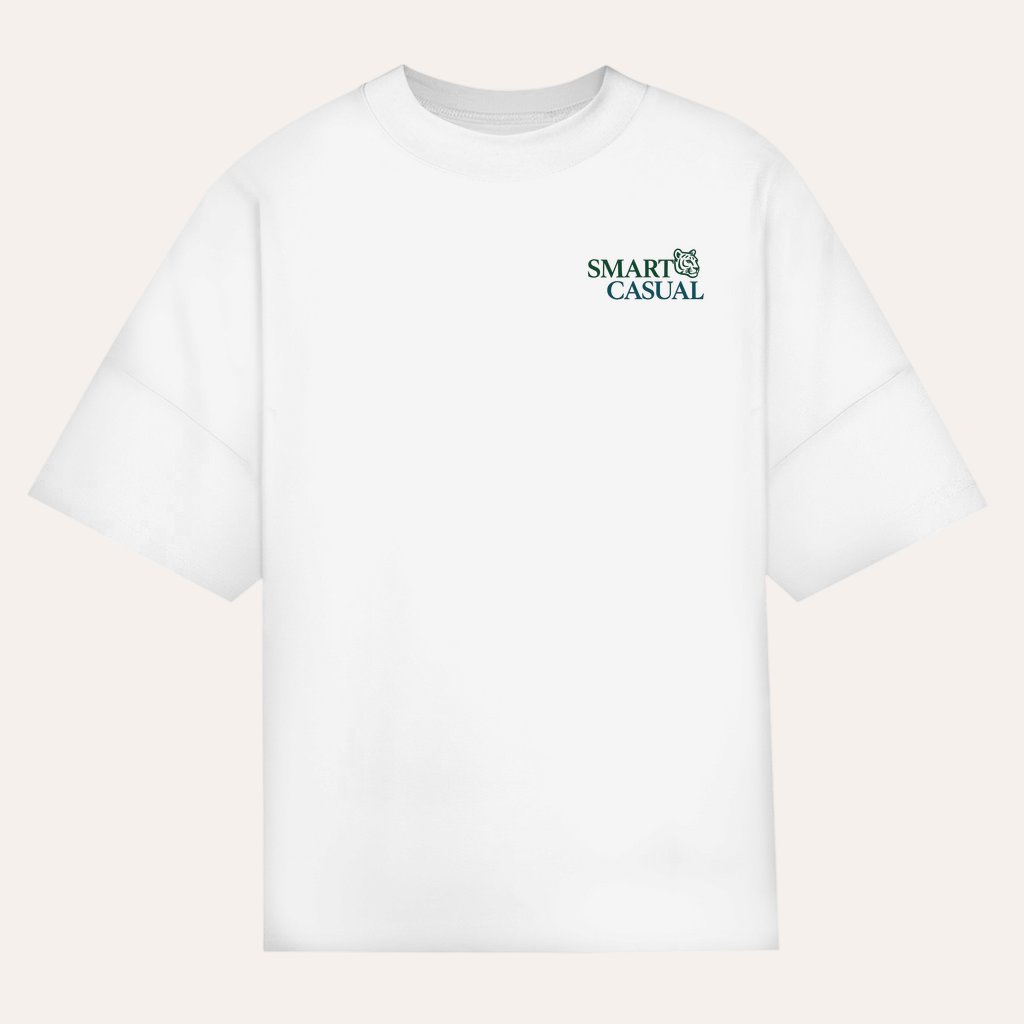 Smart Casual oversized T-shirt – Tiger Emblem