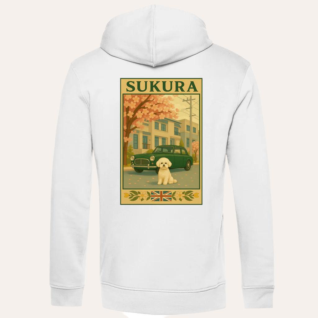 Heren Premium Bio Hoodie Bichon Classic