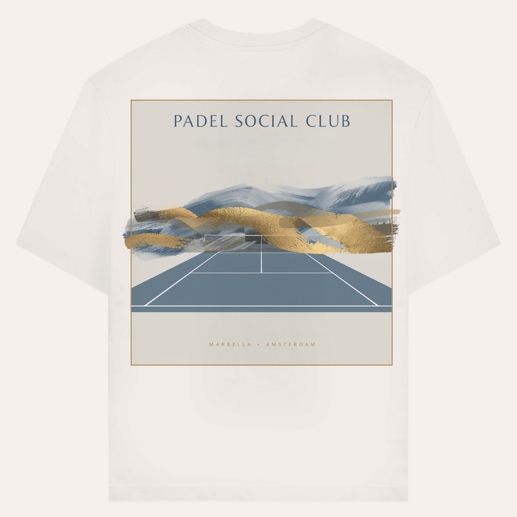 Comfy Bio Katoen Padel Lifestyle Shirt