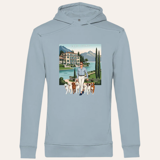 Heren Bio Hoodie – Lake Como