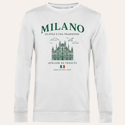 Heren Bio Sweatshirt – Milano Art - 100 verkocht
