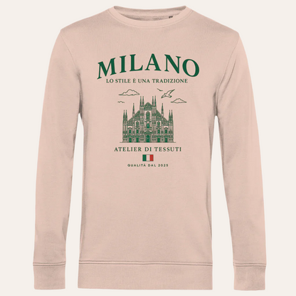 Heren Bio Sweatshirt – Milano Art - 100 verkocht