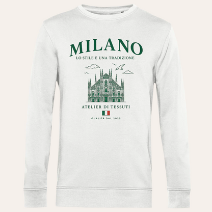 Heren Bio Sweatshirt – Milano Art - 100 verkocht